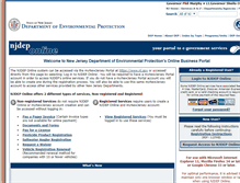 Tablet Screenshot of njdeponline.com